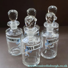 Load image into Gallery viewer, RARE Antique French Glass Perfume Oil Bottle. Baccarat Design. MILLEFLEURS - European Glass
