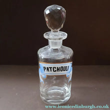 Load image into Gallery viewer, RARE Antique French Glass Perfume Oil Bottle. Baccarat Design. PATCHOULI
