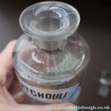 Load image into Gallery viewer, RARE Antique French Glass Perfume Oil Bottle. Baccarat Design. PATCHOULI
