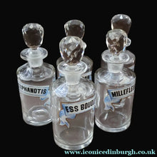 Load image into Gallery viewer, RARE Antique French Glass Perfume Oil Bottle. Baccarat Design. PATCHOULI
