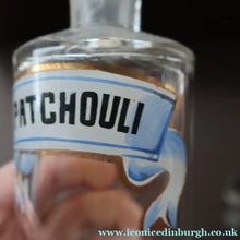 Load image into Gallery viewer, RARE Antique French Glass Perfume Oil Bottle. Baccarat Design. PATCHOULI
