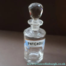 Load image into Gallery viewer, RARE Antique French Glass Perfume Oil Bottle. Baccarat Design. PATCHOULI
