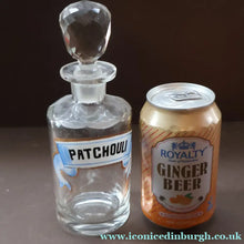 Load image into Gallery viewer, RARE Antique French Glass Perfume Oil Bottle. Baccarat Design. PATCHOULI
