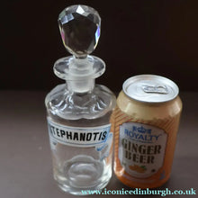 Load image into Gallery viewer, RARE Antique French Glass Perfume Oil Bottle. Baccarat Design. STEPHANOTIS

