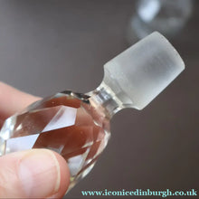 Load image into Gallery viewer, RARE Antique French Glass Perfume Oil Bottle. Baccarat Design. STEPHANOTIS
