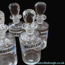 Load image into Gallery viewer, RARE Antique French Glass Perfume Oil Bottle. Baccarat Design. STEPHANOTIS - European Glass

