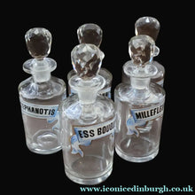 Load image into Gallery viewer, RARE Antique French Glass Perfume Oil Bottle. Baccarat Design. STEPHANOTIS
