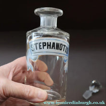 Load image into Gallery viewer, RARE Antique French Glass Perfume Oil Bottle. Baccarat Design. STEPHANOTIS
