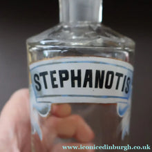 Load image into Gallery viewer, RARE Antique French Glass Perfume Oil Bottle. Baccarat Design. STEPHANOTIS
