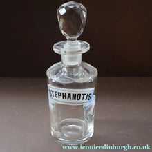 Load image into Gallery viewer, RARE Antique French Glass Perfume Oil Bottle. Baccarat Design. STEPHANOTIS
