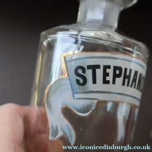 Load image into Gallery viewer, RARE Antique French Glass Perfume Oil Bottle. Baccarat Design. STEPHANOTIS
