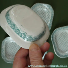 Load image into Gallery viewer, Antique Toy Child's Nursery Ceramics. Oblong Serving Plates
