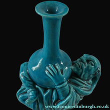Load image into Gallery viewer, Rare Aesthetic Movement Vase Minton Chinese Man Holding a Bottle
