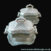 Load image into Gallery viewer, Antique Toy Child's Nursery Ceramics. Tureens and Stands
