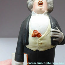 Load image into Gallery viewer, Antique Bisque Porcelain SKINNY or Elongated Figurine by Schafer &amp; Vater: THE TENOR (Opera Singer) 
