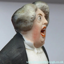Load image into Gallery viewer, Antique Bisque Porcelain SKINNY or Elongated Figurine by Schafer &amp; Vater: THE TENOR (Opera Singer) 

