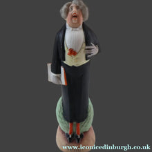 Load image into Gallery viewer, Rare Antique Bisque Porcelain SKINNY or Elongated  Figurine by Schafer &amp; Vater: THE TENOR (Opera Singer)
