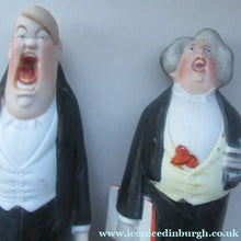 Load image into Gallery viewer, Antique Bisque Porcelain SKINNY or Elongated Figurine by Schafer &amp; Vater: THE TENOR (Opera Singer) 
