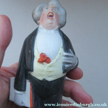 Load image into Gallery viewer, Antique Bisque Porcelain SKINNY or Elongated Figurine by Schafer &amp; Vater: THE TENOR (Opera Singer) 
