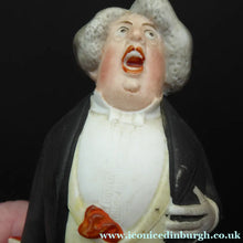Load image into Gallery viewer, Antique Bisque Porcelain SKINNY or Elongated Figurine by Schafer &amp; Vater: THE TENOR (Opera Singer) 
