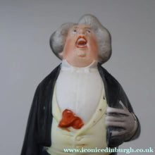 Load image into Gallery viewer, Rare Antique Bisque Porcelain SKINNY or Elongated  Figurine by Schafer &amp; Vater: THE TENOR (Opera Singer)

