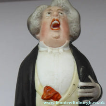 Load image into Gallery viewer, Antique Bisque Porcelain SKINNY or Elongated Figurine by Schafer &amp; Vater: THE TENOR (Opera Singer) 
