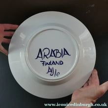 Load image into Gallery viewer, Arabia Finland 1960s Large Plate or Platter Paju Pattern  Anna (Anja) Jaatinen Winquist

