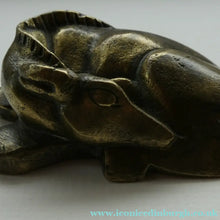 Load image into Gallery viewer, 1920s Miniature Sculpture/ Paperweight  of the Deer by Iris Cooke
