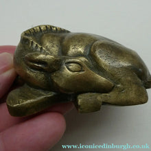 Load image into Gallery viewer, 1920s Miniature Sculpture/ Paperweight  of the Deer by Iris Cooke

