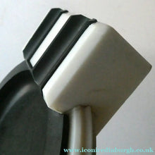 Load image into Gallery viewer, Rare Art Deco Early Black and White Plastic / Bakelite Ashtray; c 1936

