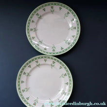 Load image into Gallery viewer, Rare Art Nouveau 1900s Antique Side Plates. Designed by George Logan 7 inches
