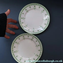 Load image into Gallery viewer, Rare Art Nouveau 1900s Antique Side Plates. Designed by George Logan 7 inches
