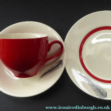 Load image into Gallery viewer, Rare BACHELOR SET. 1950s Burleigh Ware Large Breakfast Set with Abstract Fern Decoration
