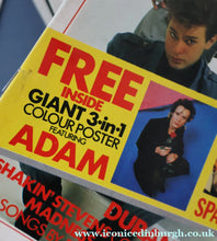 Load image into Gallery viewer, Over 60 1970s / 1980s Smash Hits Magazines. Job Lot.  Adam and the Ants
