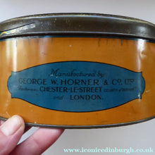 Load image into Gallery viewer, Horner's Toffee Tin College Boy Image on Lid
