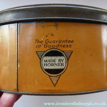 Load image into Gallery viewer, Horner's Toffee Tin College Boy Image on Lid
