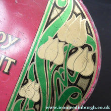 Load image into Gallery viewer, Rare Early 20th Century Art Nouveau Large Toffee Tin - College Boy Assortment by W M Livens &amp; Co Ltd (Newcastle)
