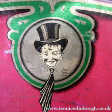 Load image into Gallery viewer, Rare Early 20th Century Art Nouveau Large Toffee Tin - College Boy Assortment by W M Livens &amp; Co Ltd (Newcastle)
