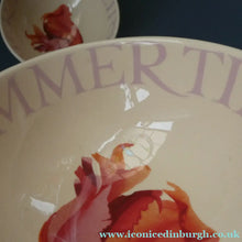 Load image into Gallery viewer, RARE Emma Bridgewater Pair of Footed Bowls with Lettering SUMMERTIME TULIPS
