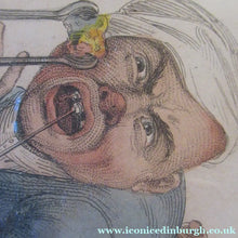Load image into Gallery viewer, Edward Orme 1810 Anguish and Mirth Dentist Satirical Print Tooth Extraction
