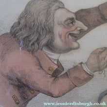Load image into Gallery viewer, Edward Orme 1810 Anguish and Mirth Dentist Satirical Print Tooth Extraction
