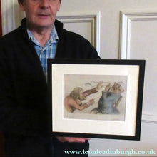 Load image into Gallery viewer, Rare GEORGIAN Antique Dental Print Entitled Anguish and Mirth. Dentist Undertaking a Tooth Extraction
