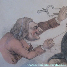 Load image into Gallery viewer, Edward Orme 1810 Anguish and Mirth Dentist Satirical Print Tooth Extraction
