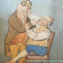 Load image into Gallery viewer, Georgian Antique Dental Print Easing the Tooth-Ach After James Gillray
