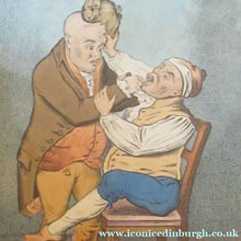 Load image into Gallery viewer, Georgian Antique Dental Print Easing the Tooth-Ach After James Gillray
