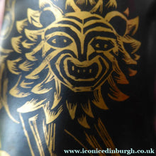 Load image into Gallery viewer, Portmeirion Gold Lion Coffee Cup and Saucer 1960s 
