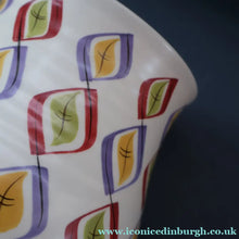 Load image into Gallery viewer, RARE Large 1950s Freeform Poole Vase with Sought-After Harlequin Pattern. Height 8 inches
