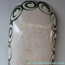 Load image into Gallery viewer, Collectable LARGE 1960s CORNISH Pottery Oblong Platter by Celtic Pottery (Newlyn) Phoenix Design. Height: 14 inches

