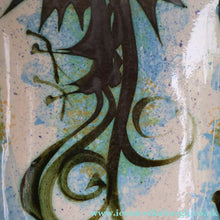 Load image into Gallery viewer, Collectable LARGE 1960s CORNISH Pottery Oblong Platter by Celtic Pottery (Newlyn) Phoenix Design. Height: 14 inches
