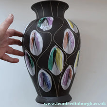Load image into Gallery viewer, Rare Larger Size. 1950s Bodo Mans Bay Ceramic Globular ’KONGO’ Vase. 13 inches - European Ceramics
